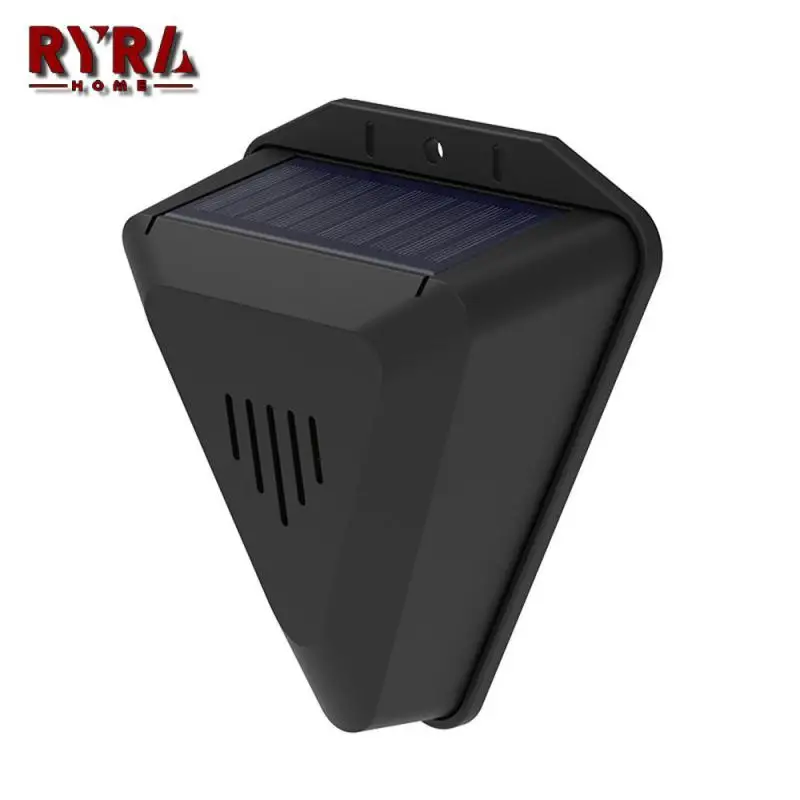 Animal Repellent Siren Waterproof Flash Alarm Lamp Solar Alarm Waterproof Solar Lighting Garden Security System Alarm Siren