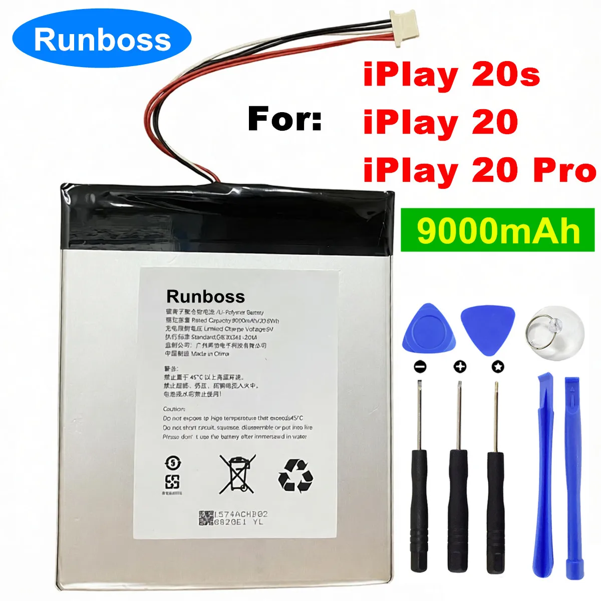 Фото Аккумулятор для планшета Alldocube Cube IPlay 10 20s 20 IPlay20 IPlay 30 40 50 60 Mini Pro 40H 60 Pro Mini 5000мАч-6200мАч-8000мАч №2