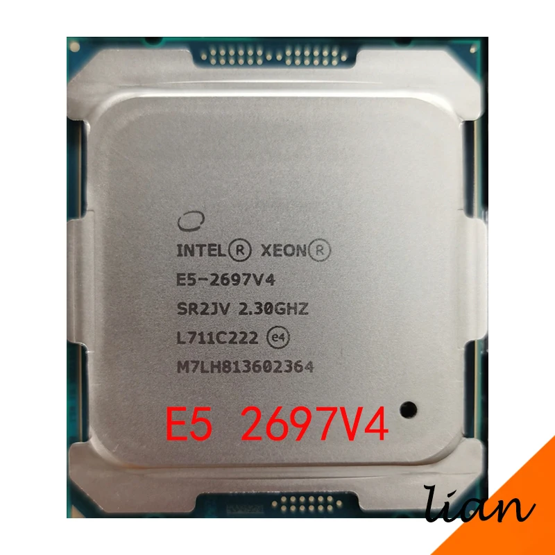 

Intel Xeon CPU E5-2697V4 SR2JV no QS ES 2.30GHz 18-Cores 45M LGA2011-3 E5-2697 V4 processor E5 2697V4 free shipping