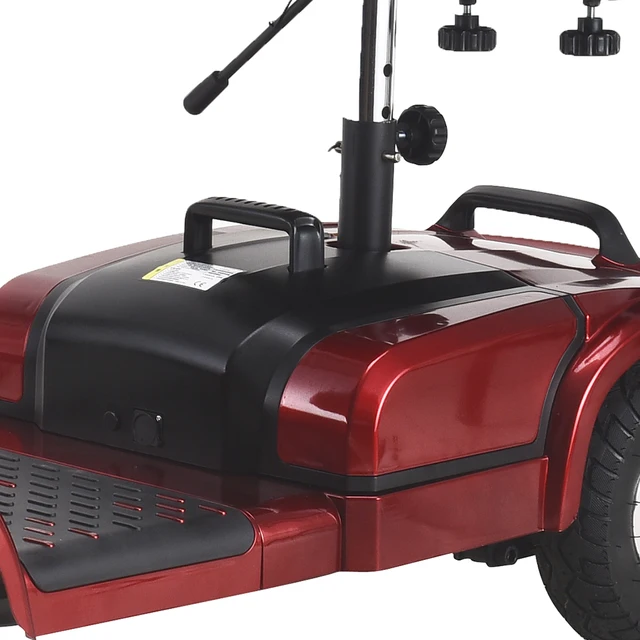 4 Wheel Mobility Scooter Electric Powered Wheelchair For Travel Outdoor Portable Adult Electric Scooter 350 Motor 24V20AH 5