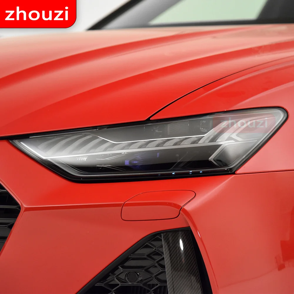 

For Audi RS3 8V RS4 B8 B9 RS5 RS6 RS7 TTRS Car Headlight Protective Film Front Light Transparent TPU Sticker Accessories