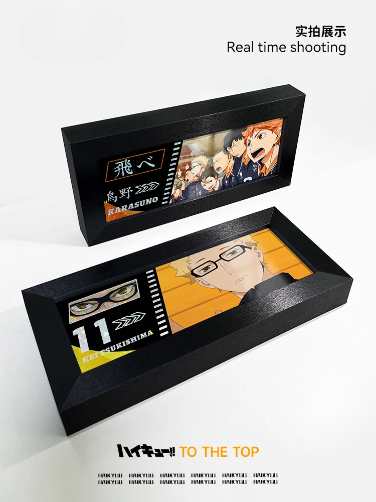 Аниме Хайкю!! Shoyo Hinata Tobio Kageyama Oikawa Tooru Набор для косплея Настольная фоторамка