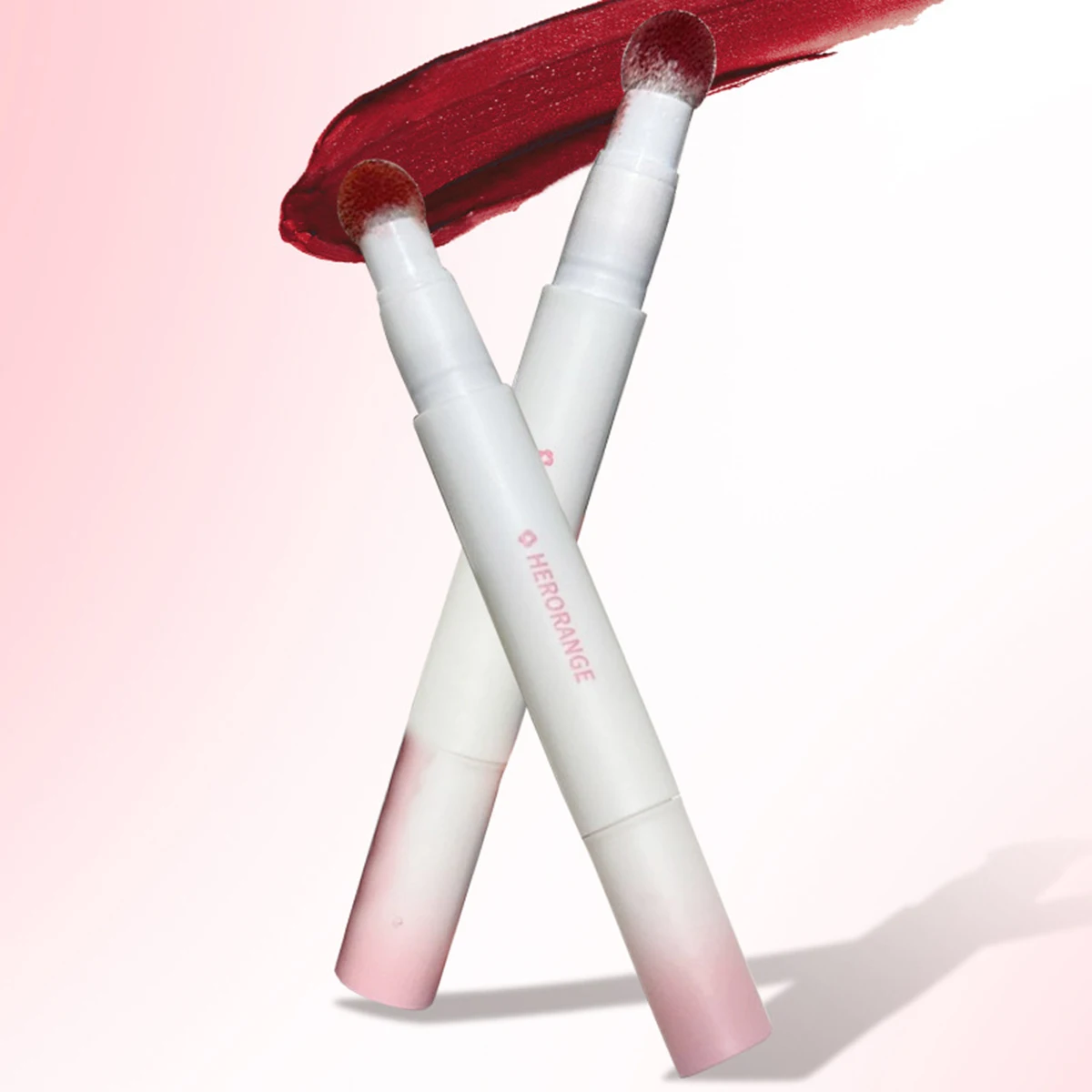 Модная жидкая губная помада аппликатор бархатная матовая искусственная мягкая