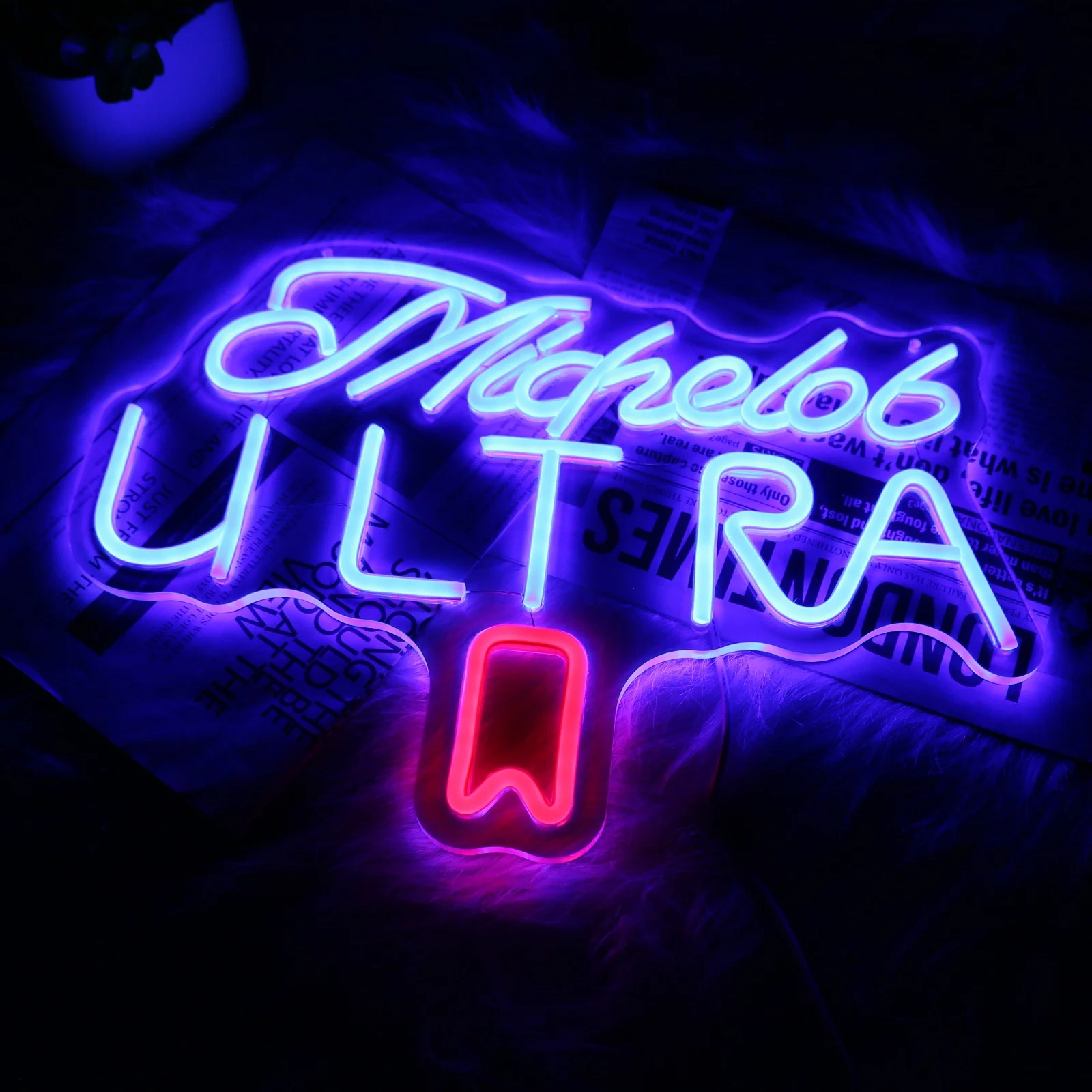 Неоновая вывеска UponRay для украшения стен неоновые вывески пива светодиодная