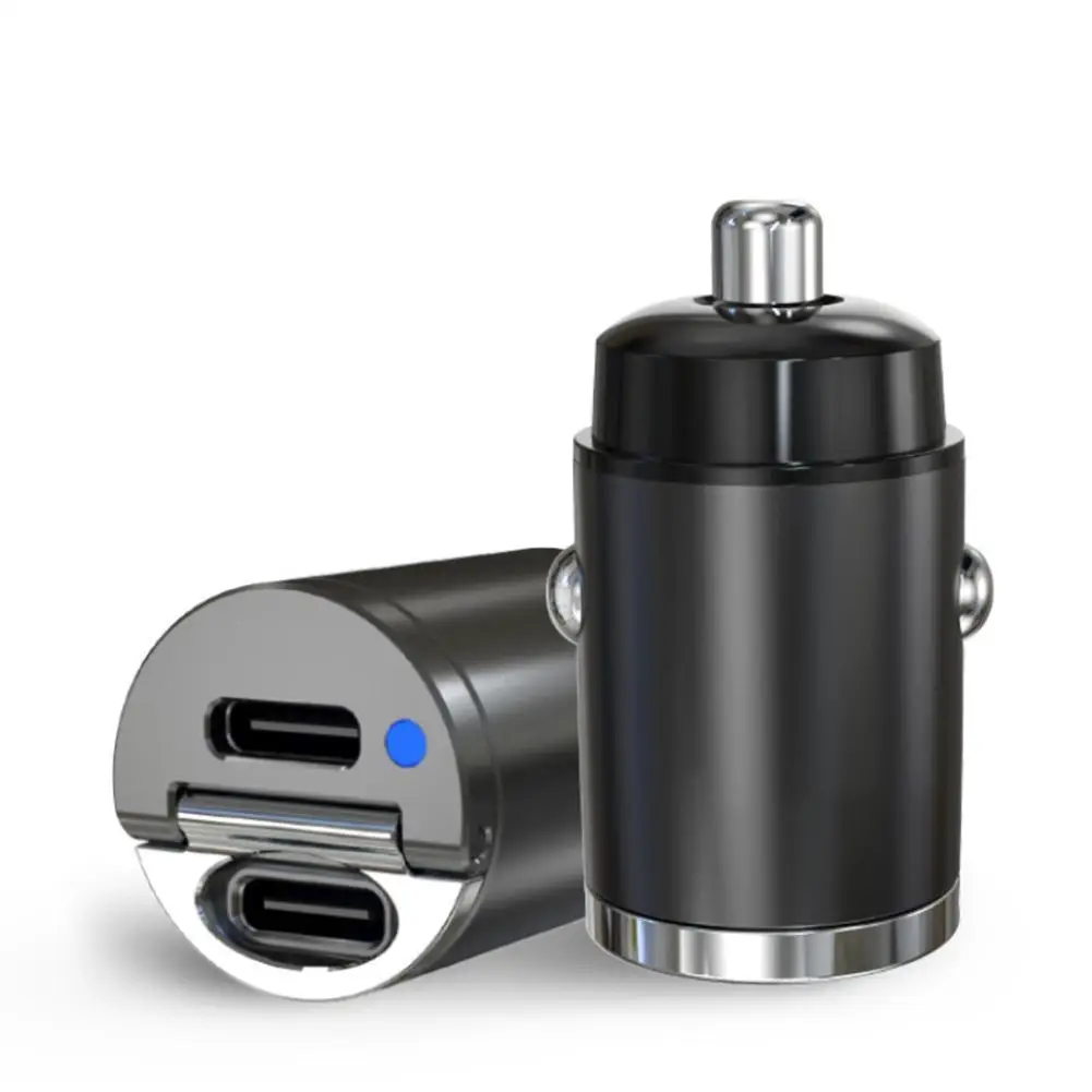 

USB Fast Car Charger QC 3.0 30W 5A Type PD Fast Charging Car Phone Charger For IPhone 12 13 Pro Xiaomi Samsung Huawei