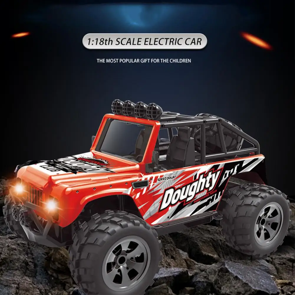 

1:18 RC Car 20km/h Remote Control Cars for Kids 4WD Off Road RC Buggy 2.4GHz Wireless RC Racing Car with Led Lights