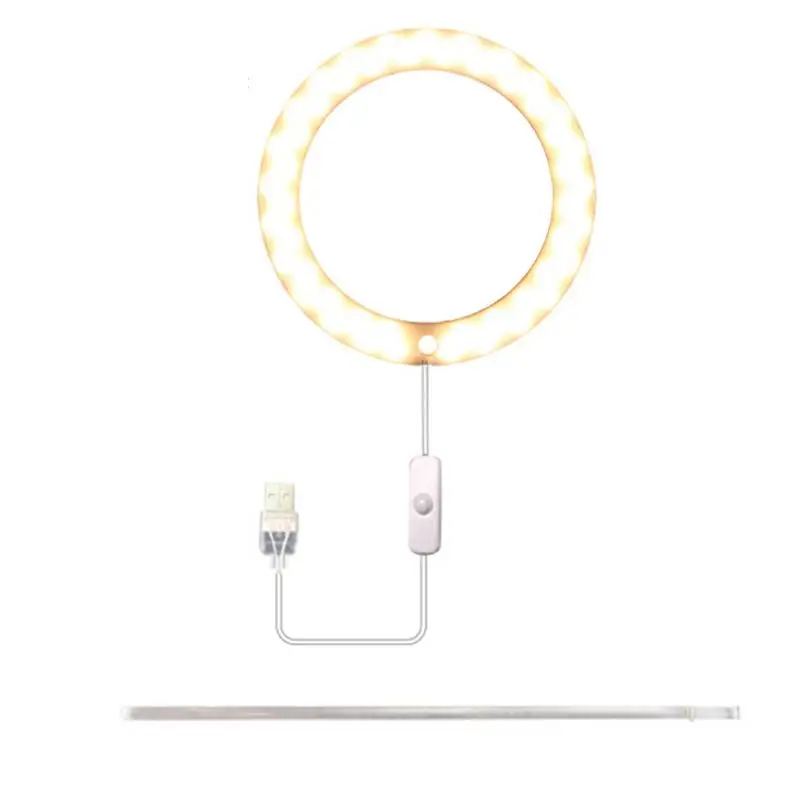 

Светодиодные кольца для растений, лампа для суккулентов с регулируемой высотой и USB разъемом, лампа для растений с таймером 3/9/12 часов для ко...