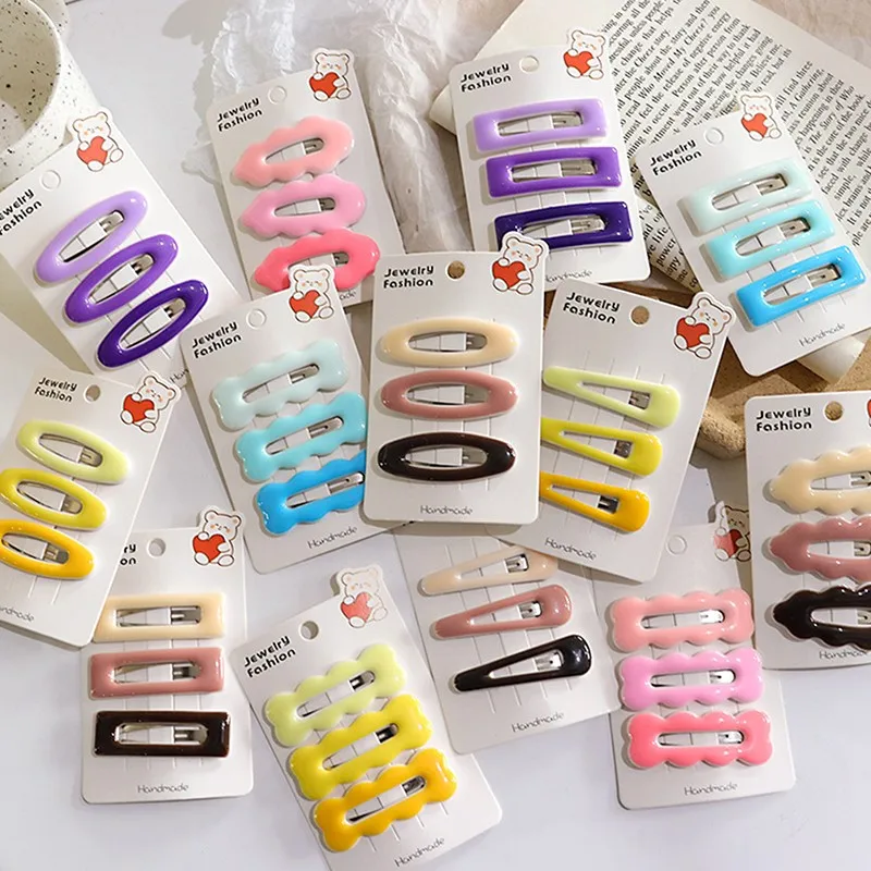 

Градиентный зажим для волос карамельного цвета, детская Милая заколка для волос, зажим для челки, боковой зажим, зажим для волос, аксессуары для волос