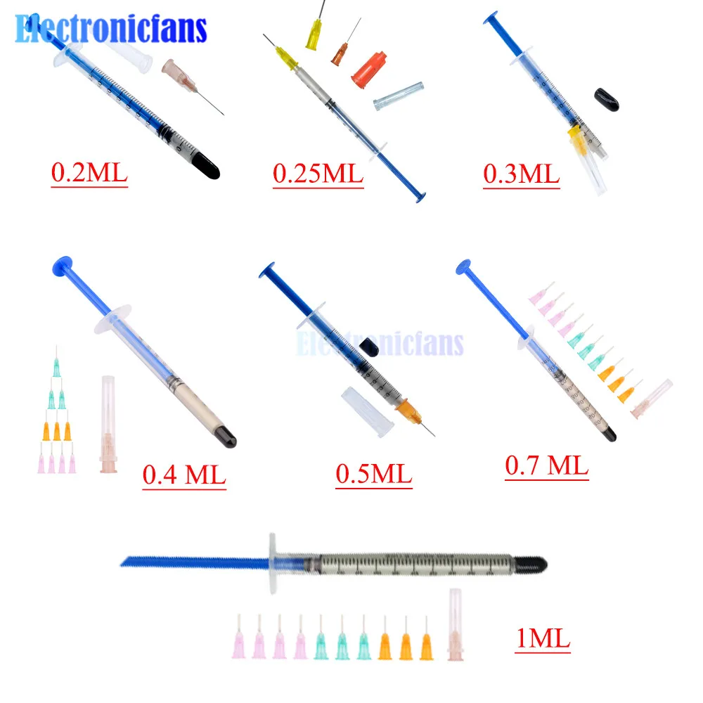 

0.2ML 0.25ML 0.3ML 0.4ML 0.5ML 0.7ML 1ML Conductive Adhesive Glue Silver for PCB Repair Paint Connectors Board Conductive Paste