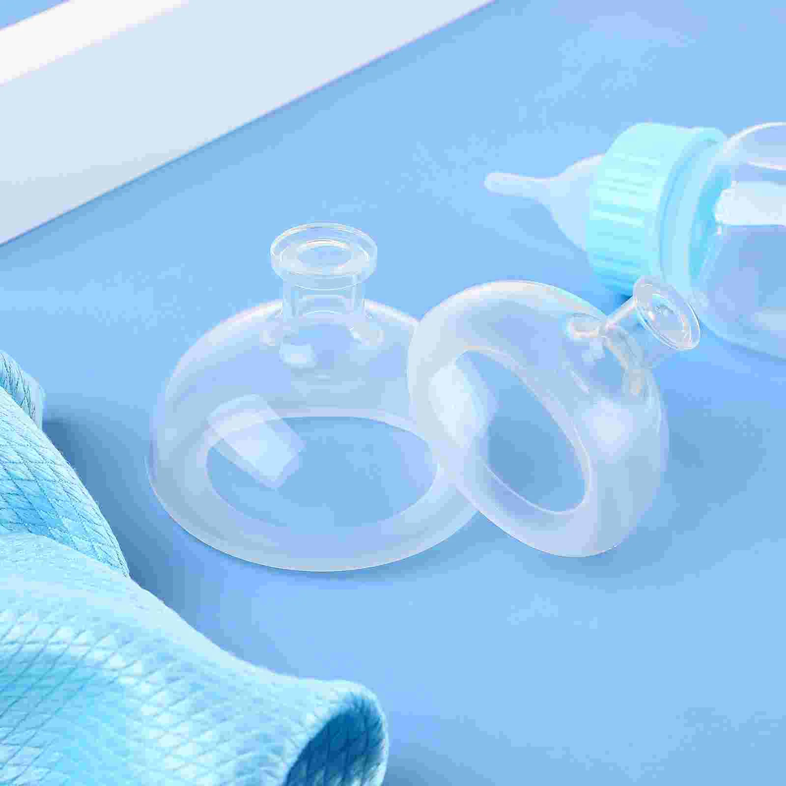 

2 Pcs Baby Phlegm Device Burping Cups Percussion Pressure Drum Massage Anti-spitting Milk Silica Gel Kids Elder
