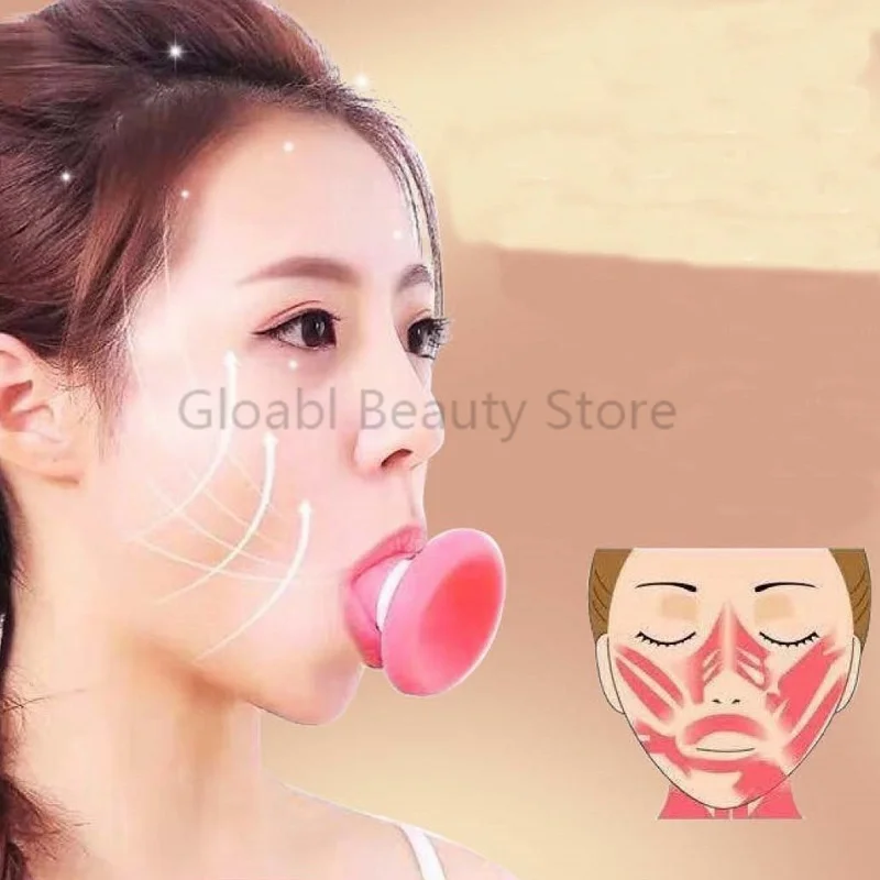 

Silicone V Face Lifting Tool Mouth Exerciser Face Double Chin Slimming Facial Lifter Tighten The Facial Lines Skin Care Tools