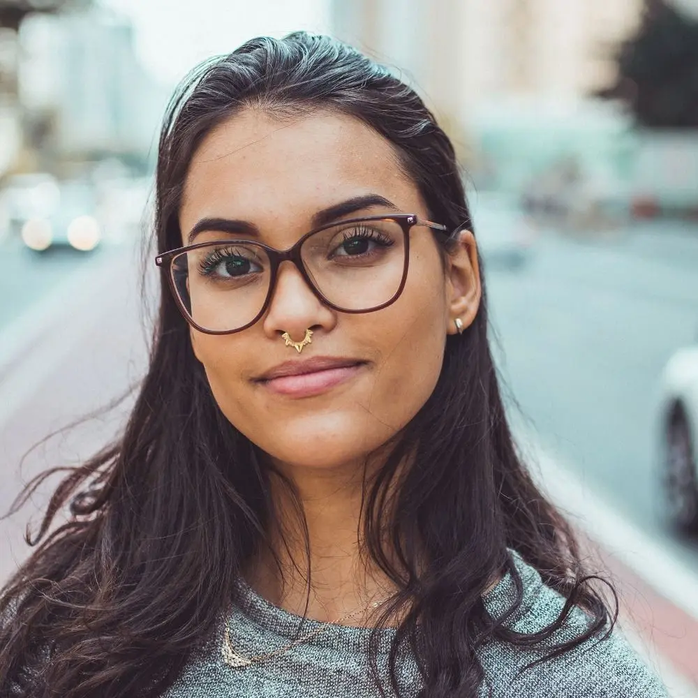 Готические металлические C-образные накладные ногти C-образной формы