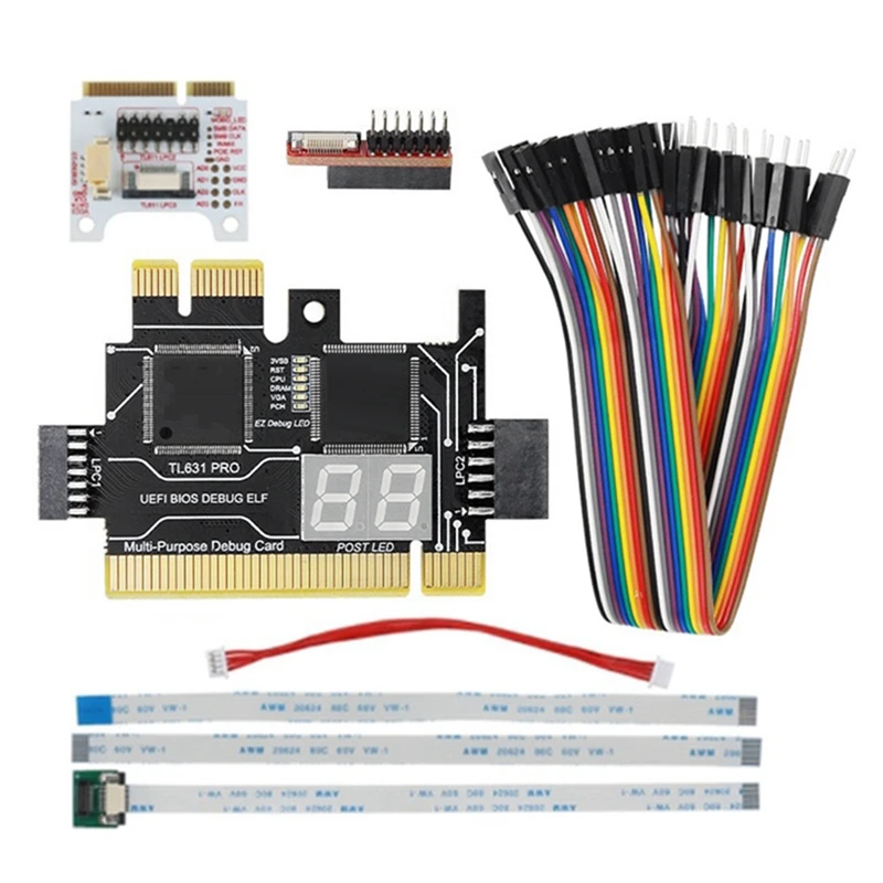 Диагностическая карта TL631 Pro + плата расширения диагностическая материнская PCI-E