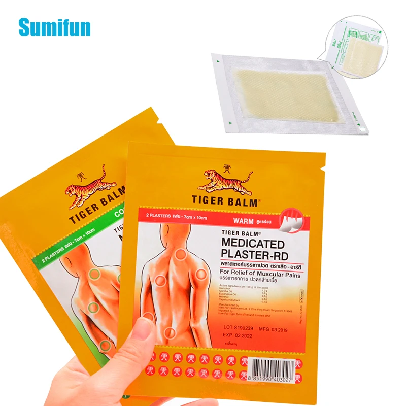 

1Bag Thailand Tiger Analgesic Plaster Neck Joint Arthritis Osteoarthritis Chinese Natural Herbal Sticker Pain Relief Patch