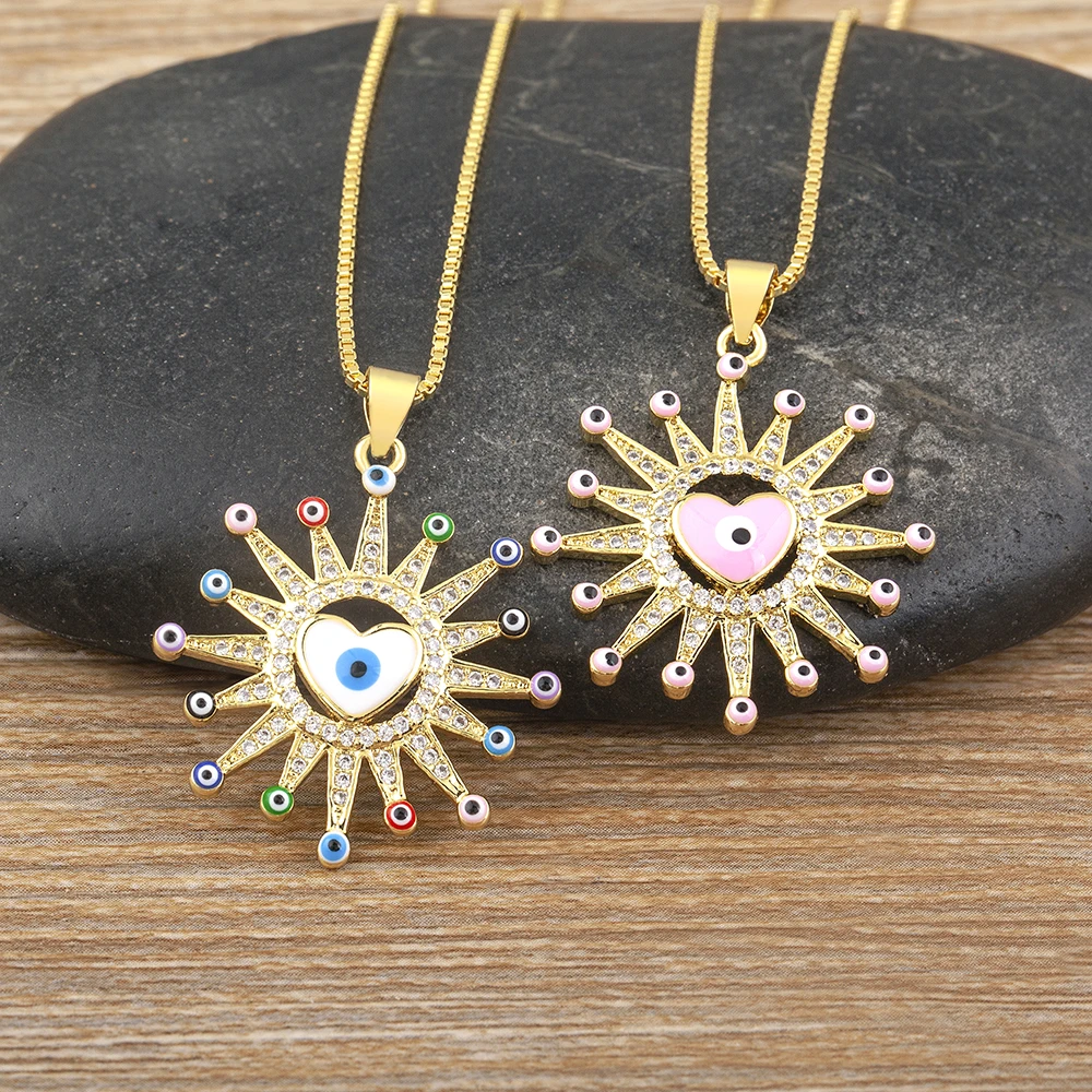 Романтическое женское ожерелье в форме сердца Nidin, милая Подвеска 5 цветов, цепочки до ключиц, ошейники для шеи, ювелирные изделия в подарок