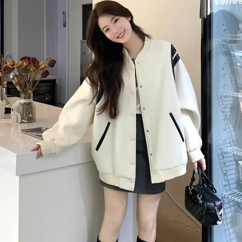 Бейсбольная форма женская американская винтажная повседневная универсальная