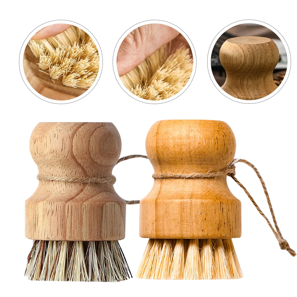 

Brush Dish Cleaning Kitchen Scrubber Pot Scrub Pan Sink Brushesskillet Cast Vegetable Frying Dinnerware Iron Tableware Tool