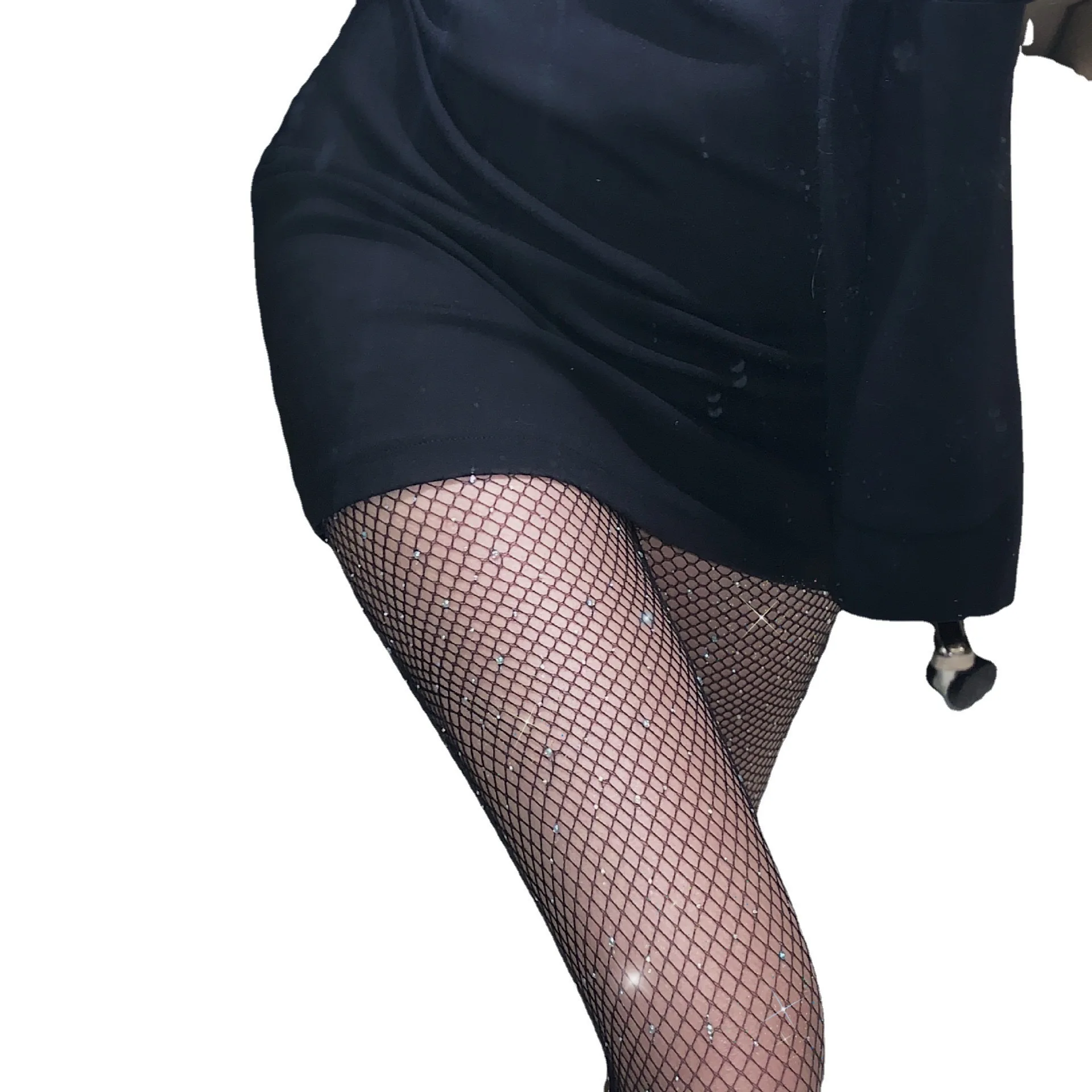 Горячая Распродажа сексуальные женские длинные чулки в сеточку сетчатые