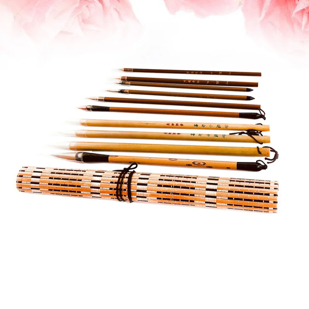 

Brush Watercolor Chinese Set Calligraphy Brushes Ink Water Sumi Kanji Painting Writing Drawing Japanese Gift Artist Color Pen