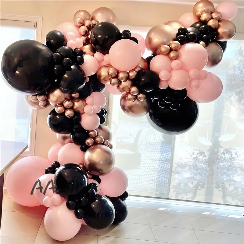 Pink Balloon Garland Arch Kit Balloons Baby Shower Party Baloons Decor Wedding Supplies Engagement Birthday Decoration Globos