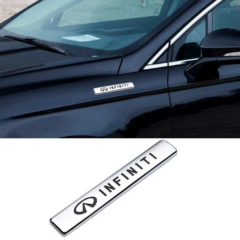 

Автомобильное крыло, задний багажник, боковая наклейка, эмблема, значок для Infiniti Q50 G37 G35 QX60 Q60 FX35 FX37 FX45 QX56 QX50 G20, автоаксессуары
