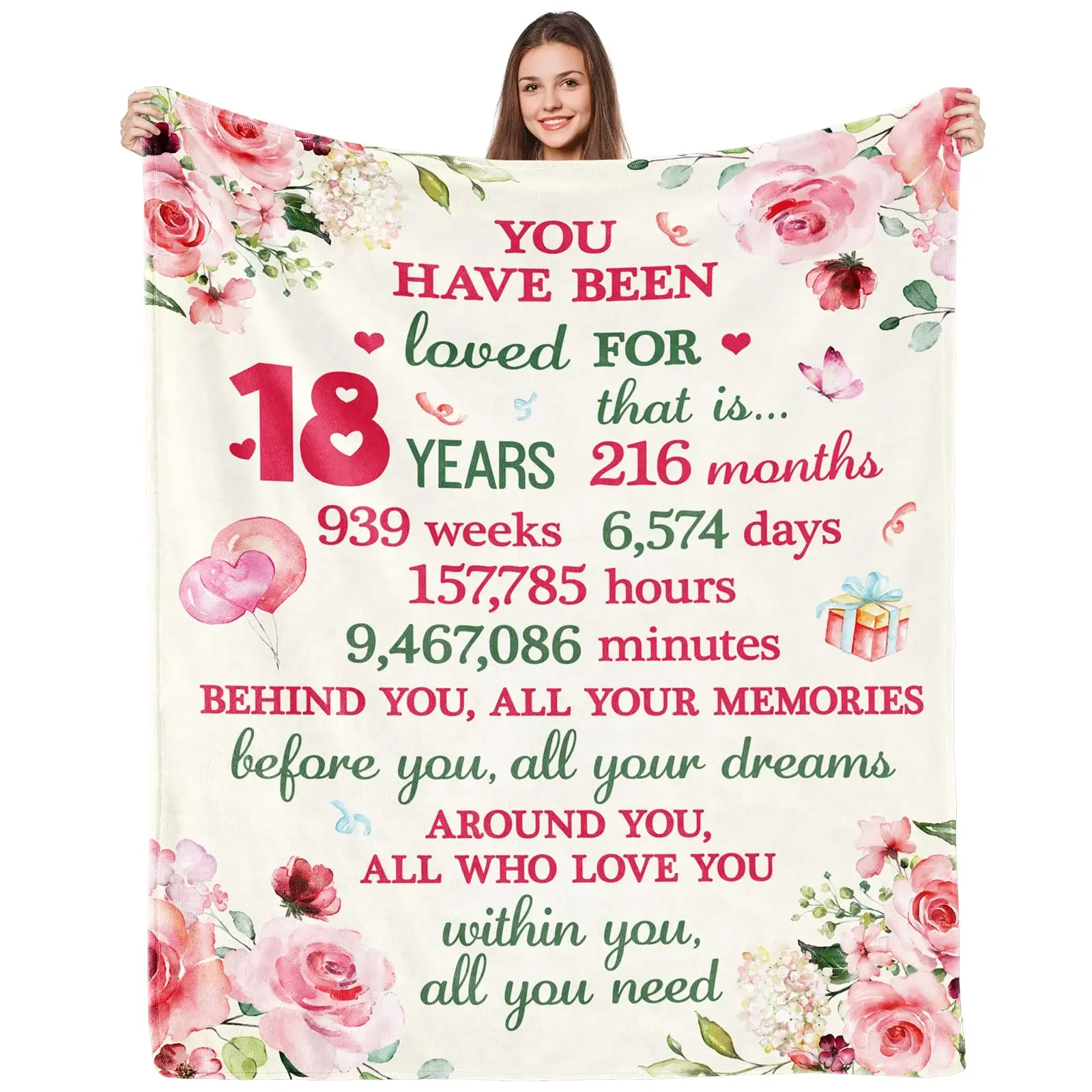 Фланелевое одеяло для девочек и мальчиков лучший подарок дочерей друзей на 18-й