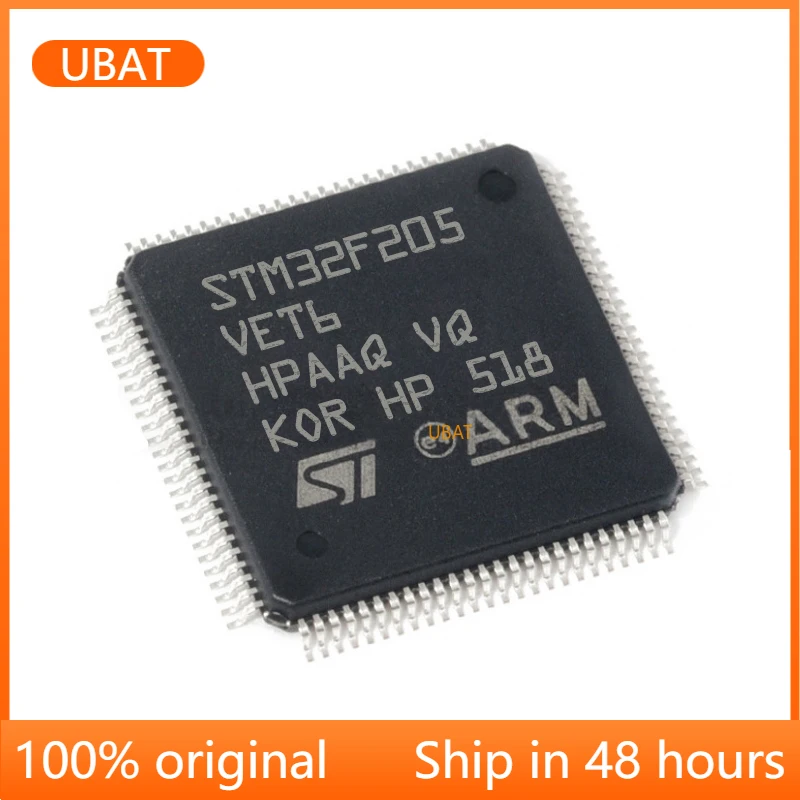 

1-100 PCS STM32F205VET6 LQFP100 STM32F205 ARM Cortex-M3 32-bit Microcontroller MCU New Original