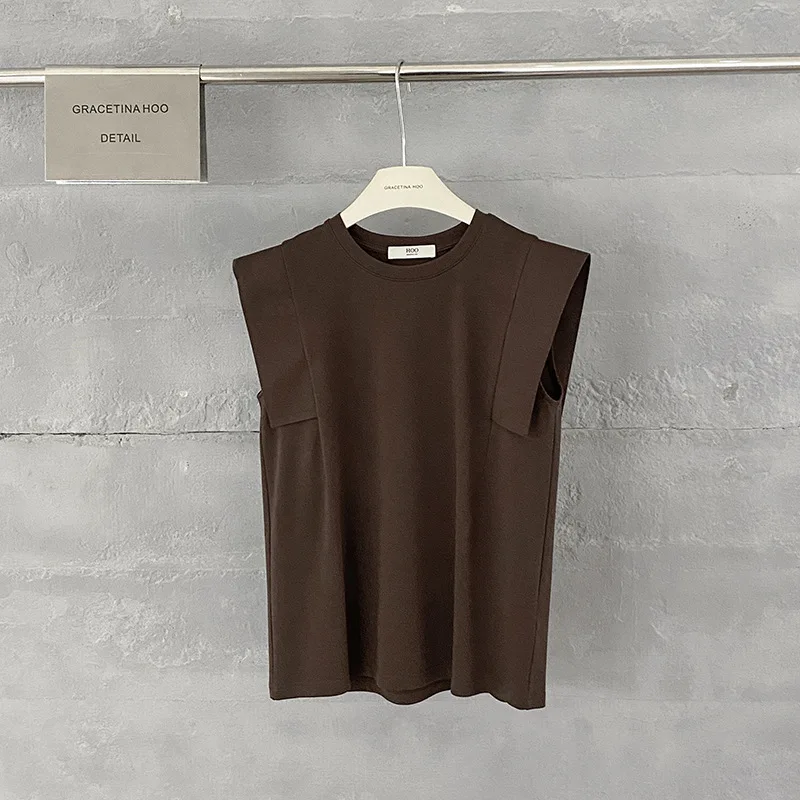 

Women's Tops Solid Color Casual 100% Cotton Summer Round Neck Short Sleeves grey