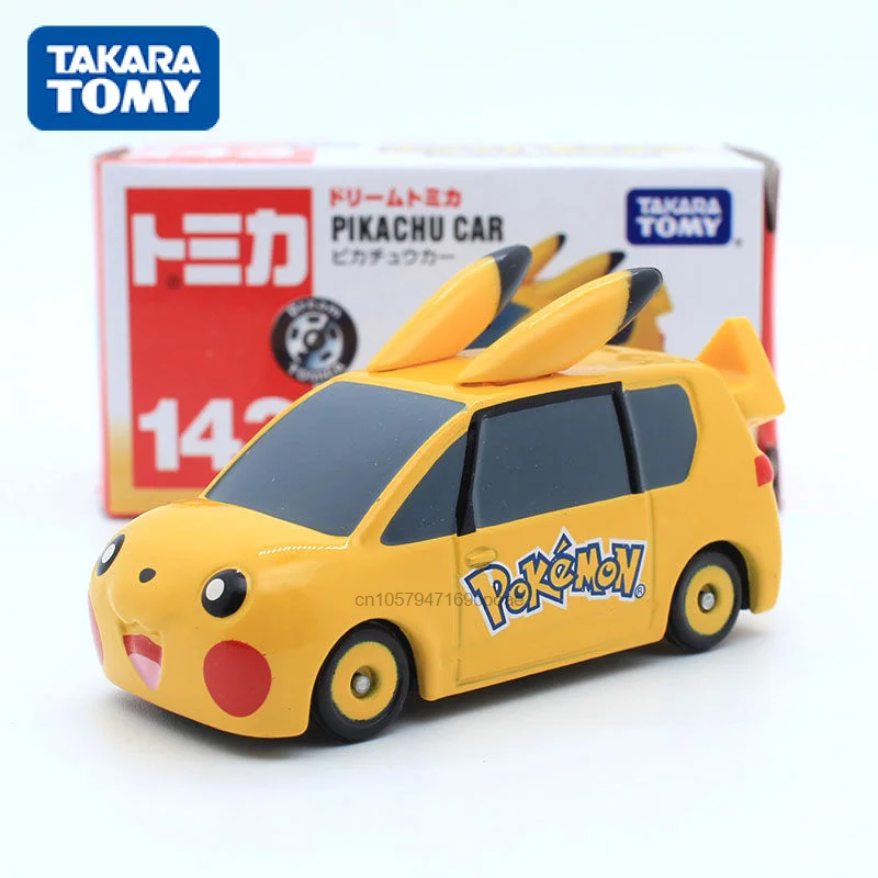 

Takara Tomy Aniem Pikachu Alloy Car Miniatures Cute Mini Vehicle Diecast Metal Model Car Q Version Toy Vehicles Collection Gift