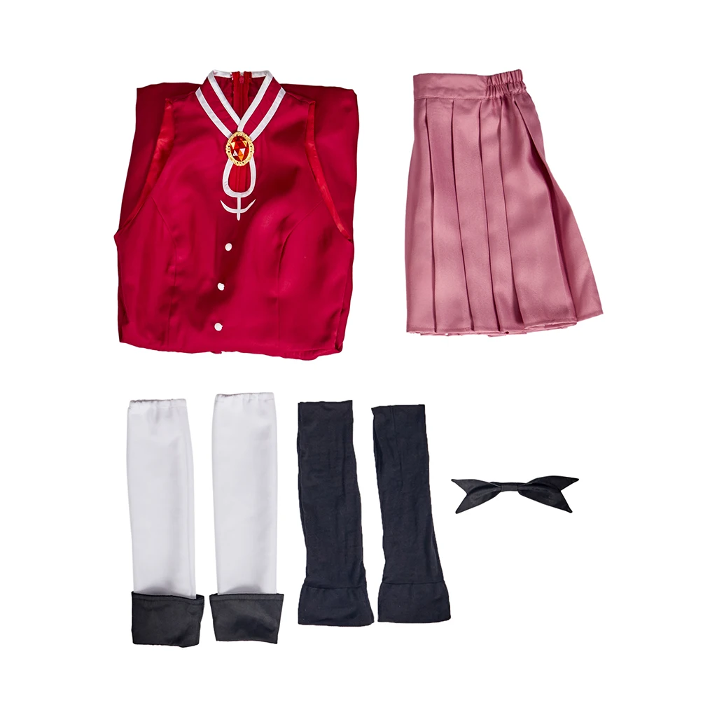 Сакура Кёко Косплей Аниме Волшебная Девушка Красная Униформа Девочки Боевое