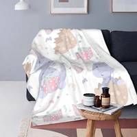 cute baby dinosaur blanket flannel decoration breathable ultra soft throw blanket for sofa outdoor bedspreads 09