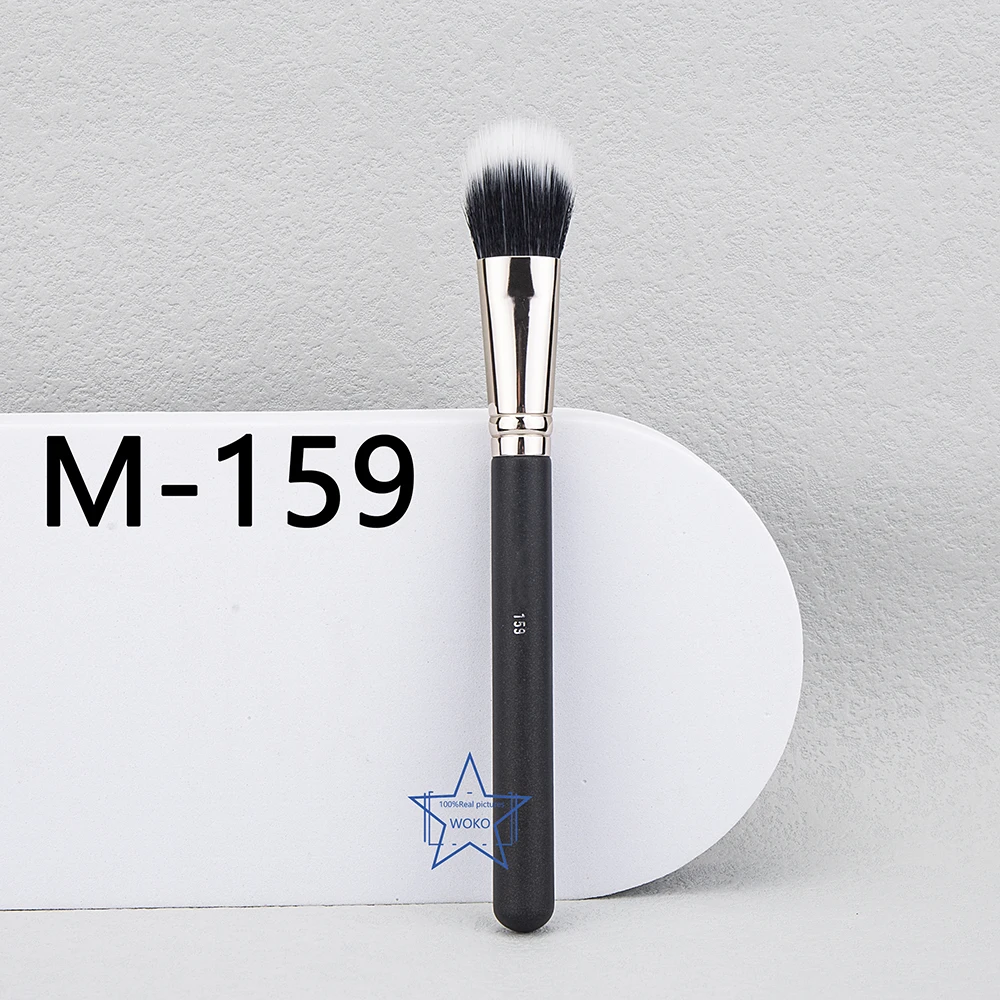 

M159 Blush Stippling Brush High Quality Duo Fiber Blush Stippling Makeup Brush Face Blush Highlighter Stippling Makeup Tools