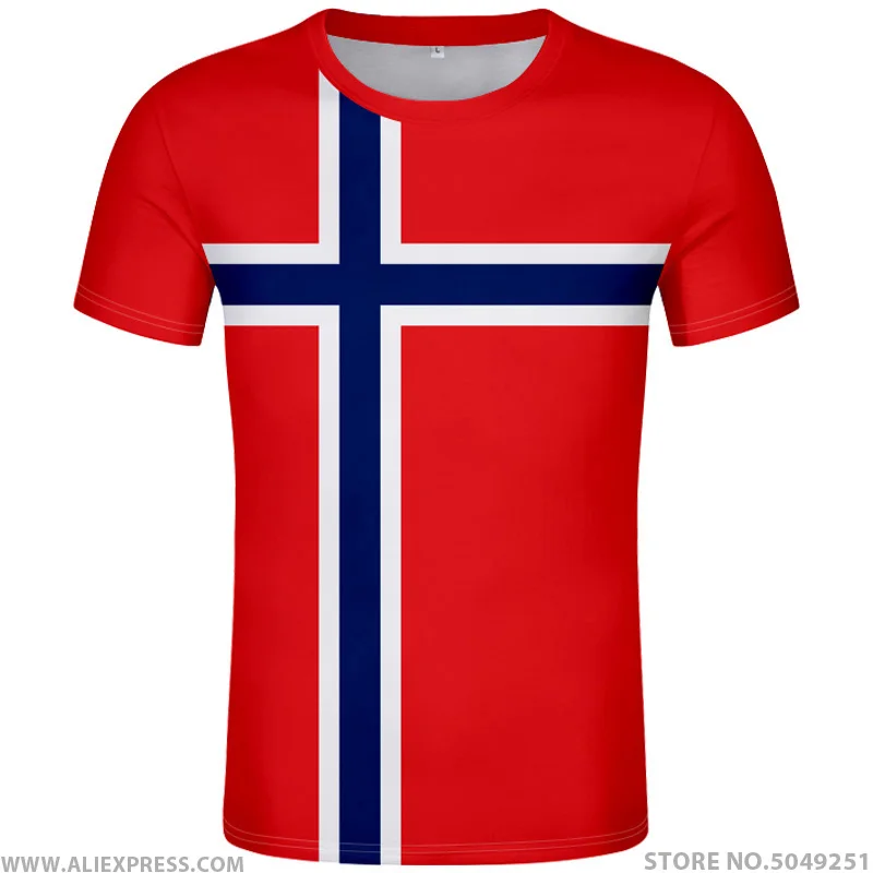 Норвежская футболка с номером имени или фото текстом одежда принтом Сделай Сам