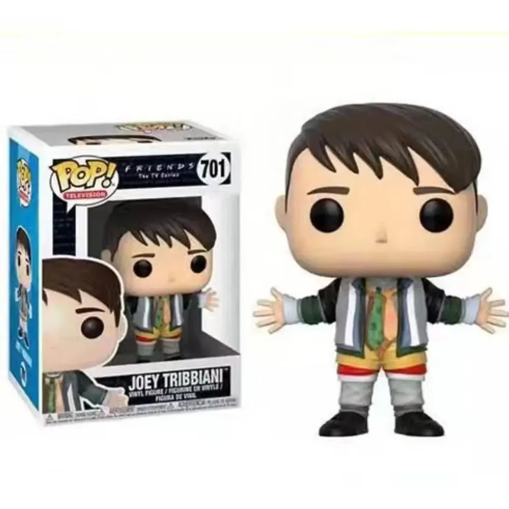 Экшн-фигурки Funko Pop Friends Chandler Bing 700 Джоуи Триббиани 701 Росс Геллер 702 Рейчел зеленая