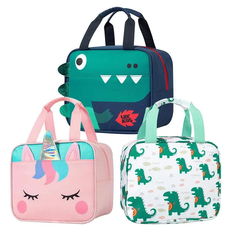 

Cartoon Lunch Bag Portable Insulated Thermal Lunch Box Picnic Supplies Bags Milk Bottle For Women Girl Kids Children 2023 New