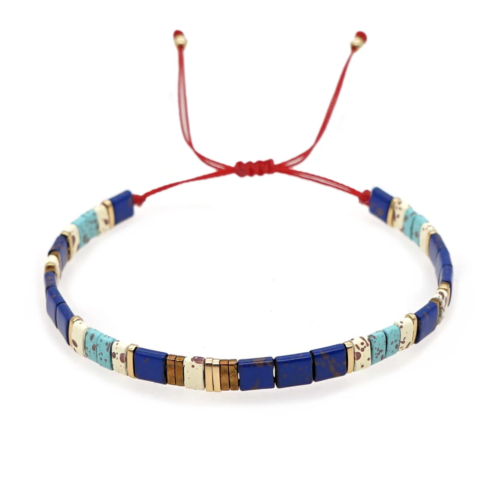 

Selected Special Hand Accessory Pure Handmade Natural Stone Jewelry Bracelets for Men and Women as Traveling Gift