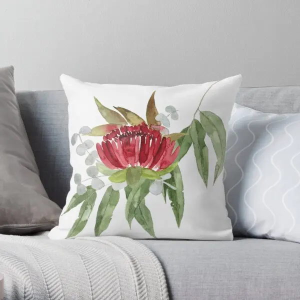 

Australian Native Bush Watercolour Printing Throw Pillow Cover Car Fashion Throw Fashion Bedroom Decorative Pillows not include