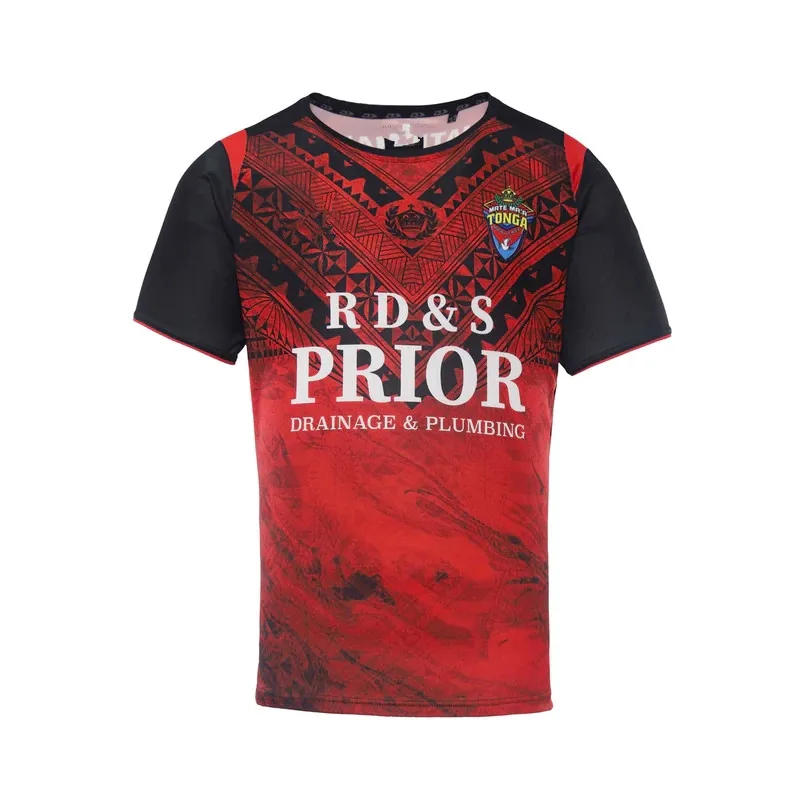 

2022 TONGA RUGBY HOME TRAINING SHIRT JERSEY SHORT size S--3XL-4XL-5XL