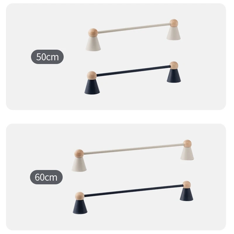 

Nordic Style Beech Towel Rack Wall Mounted Storage Rack Shoe Holder Home Organizer Bathroom Accessories