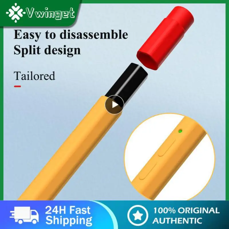 

Stylus Holster Comfortable Pink Silicone Protective Sleeve Smooth Soft Stylus Pen Cover Tablet Pc Parts Silicone Pen Case