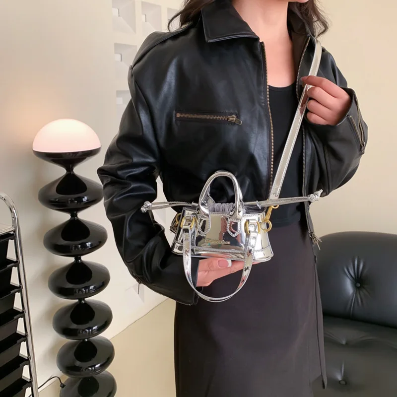 

Новинка, детская мини-сумка с ярким лицом, 2023, сумки через плечо для мам и девочек с губной помадой, однотонная женская сумка-мессенджер, сумк...