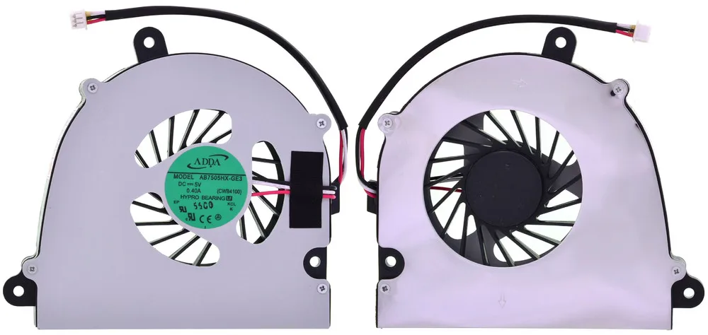 Кулер / вентилятор 3 Pin для Clevo W170HR |