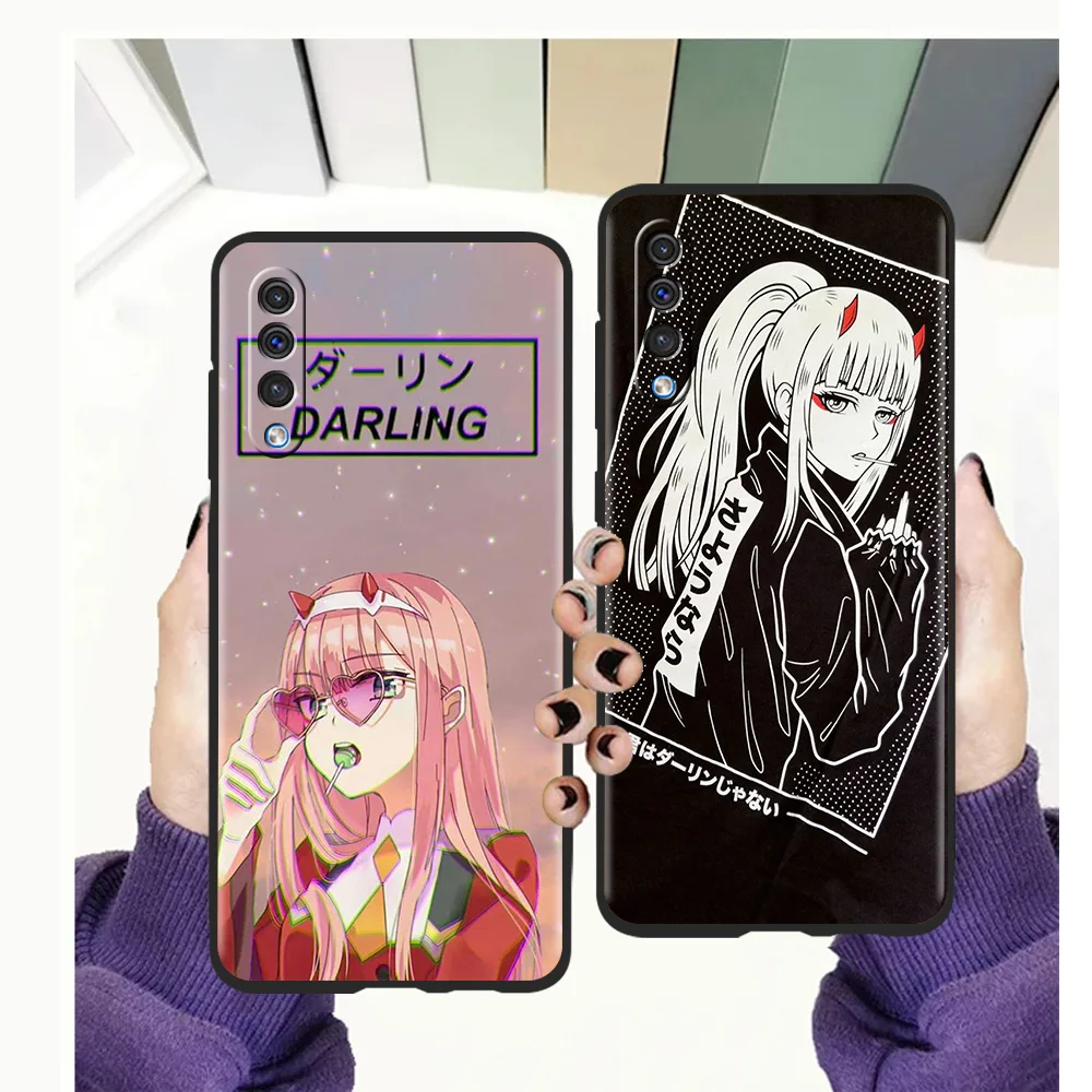 

Zero Two Darling In The FranXX Phone Cover Case For Samsung Galaxy A12 A02 A03 A03S A52 A70 A50 A20 A10 A10S A40 4G Silicone Bag