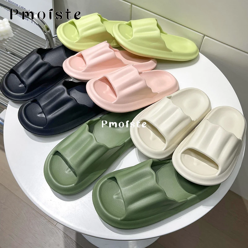 EVA Slipper For Unisex Indoor Soft Platform Shoes for Women Bathroom Comfort Anti-slip Home Slippers for Men