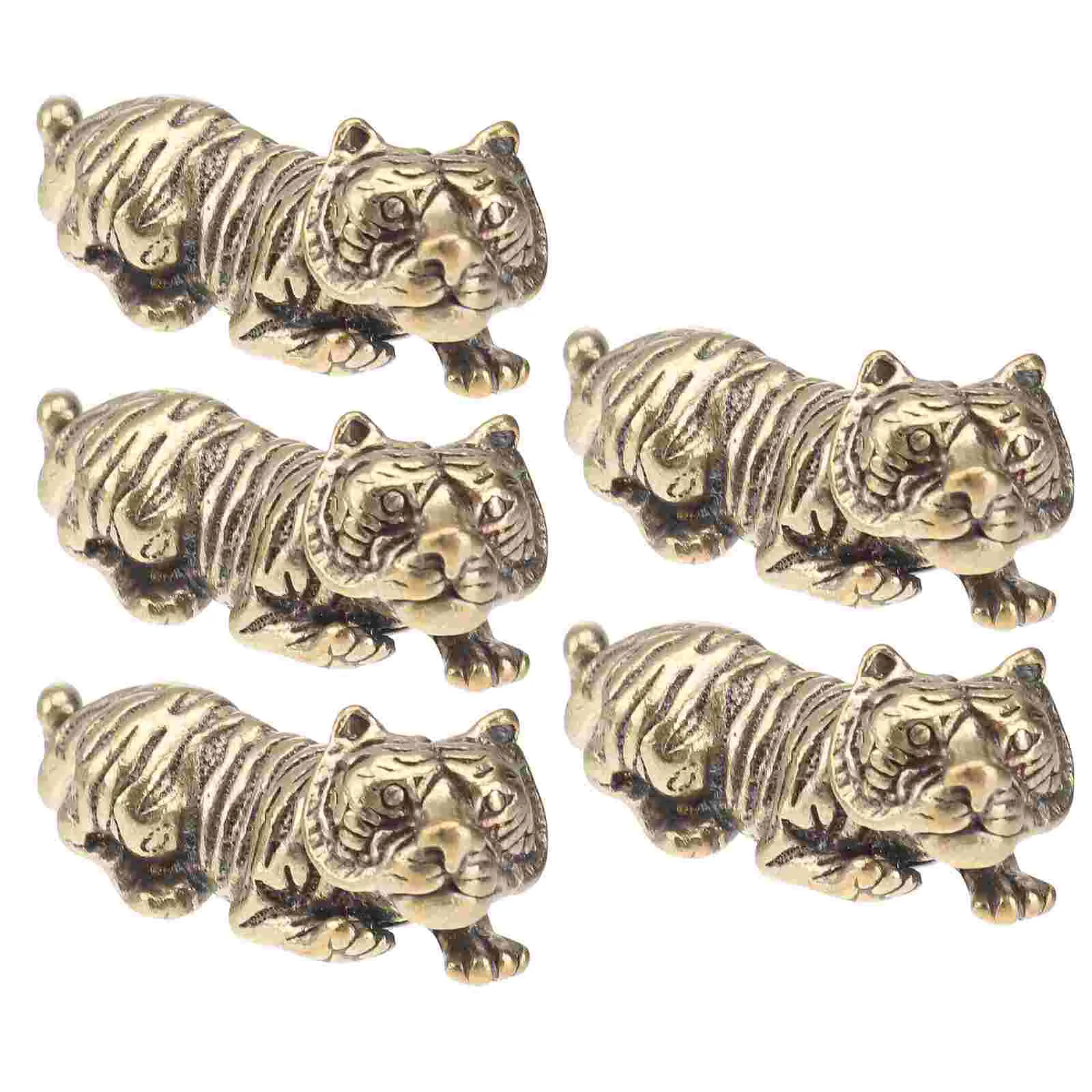 

Shui Feng Brass Statuefigurines Decoration Figure Chinese Sculpture Mini Miniature Pendant Year Adornment Key Household Decors