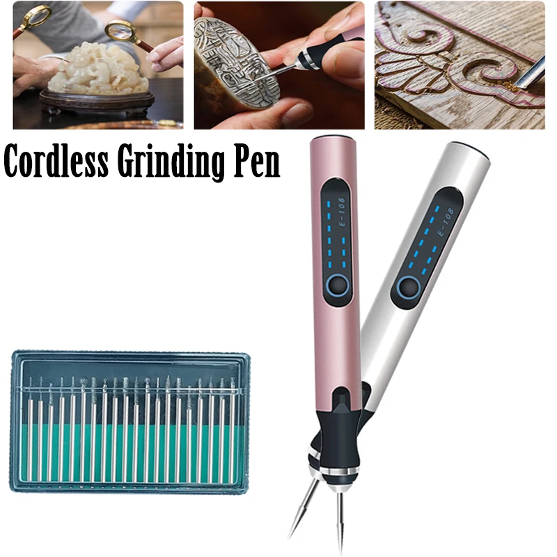 

Mini Drill Rechargeable Electric Engraver Pen Cordless Drills Rotary Tools for Wood Jewelry Carving Polishing Grinding Machine