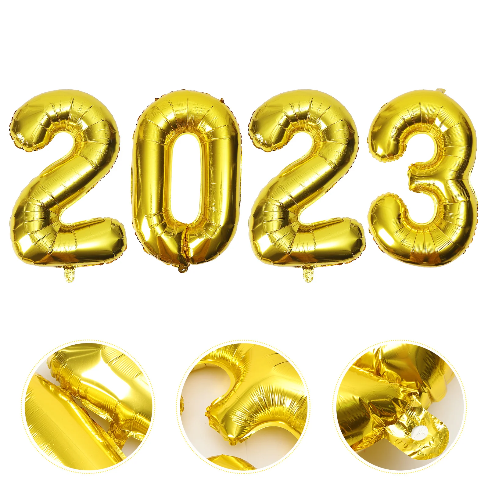 

Balloons Balloon Number New Year Partybirthday Eve Years Graduation Happy Helium Gold Decor Digitaldecorations Congrats Numbers