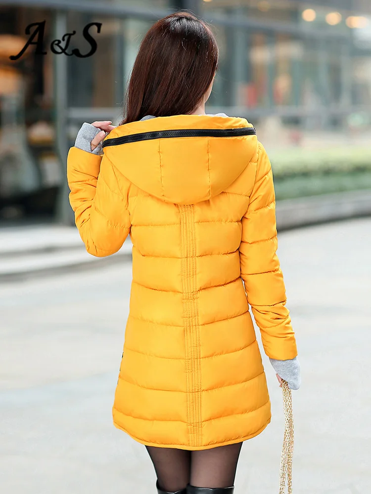 Anbenser Winter Jacket Women Parka Ultra Light Coat Winter Hooded Oversize Winter Autumn Warm Puffer Jackets Coats Lady Jacket