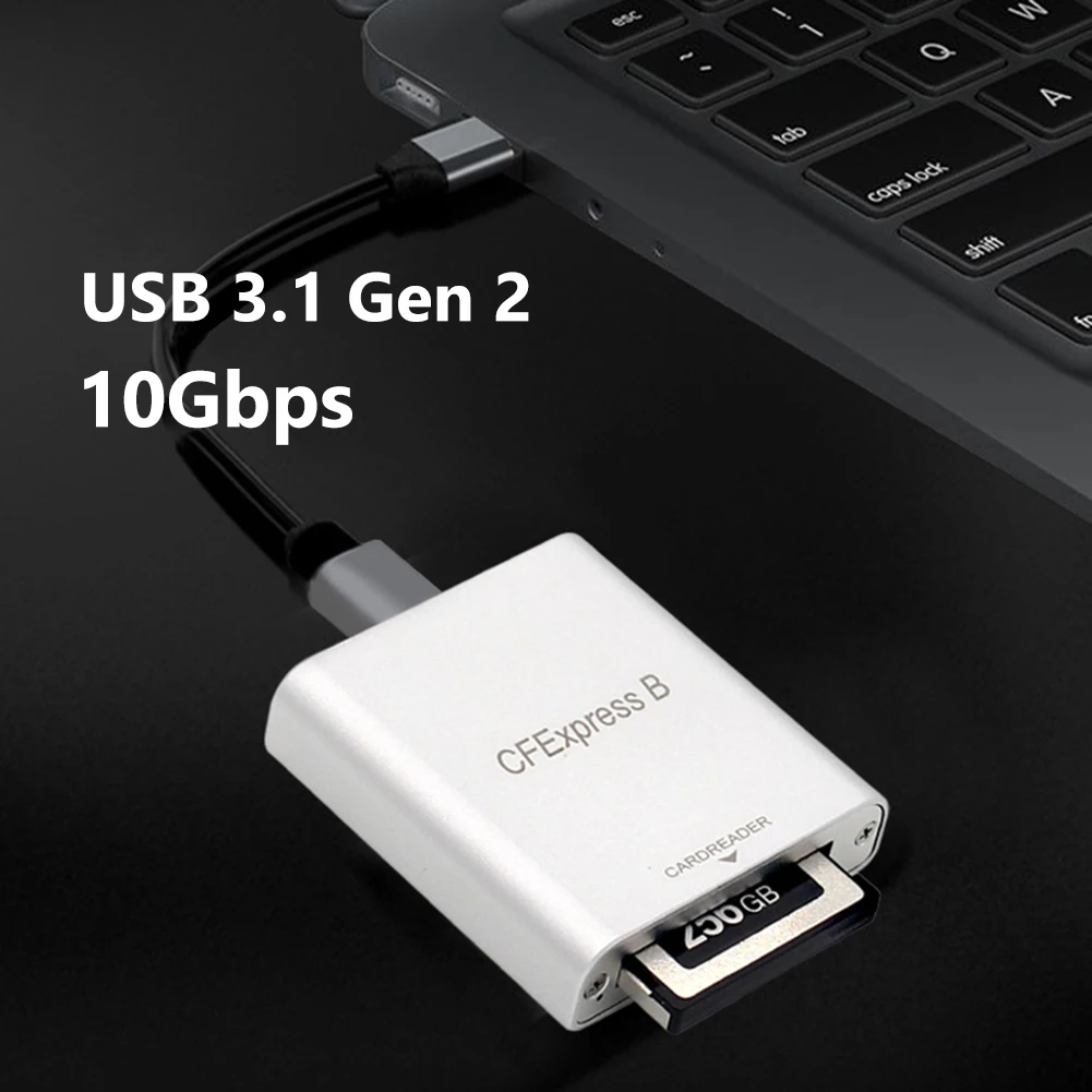 

Portable CFexpress Card Reader USB 3.1 Gen 2 CFE B Memory Card Drive-Free for Laptop Computer Phone for MacBook iPad Chromebook