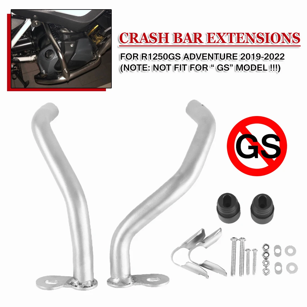 Crash Bar Extensions Bumper For BMW R1250GSA R 1250 GS ADV Adventure 2019 2020 2021 2022 Motorcycle Lower Engine Guard Protector enlarge